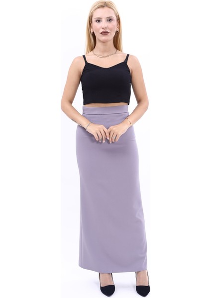 Uzun Düz Dar Etek-Antrasit fırsatları