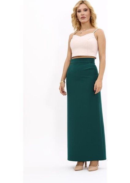 Uzun Düz Dar Etek-Zümrüt indirimleri