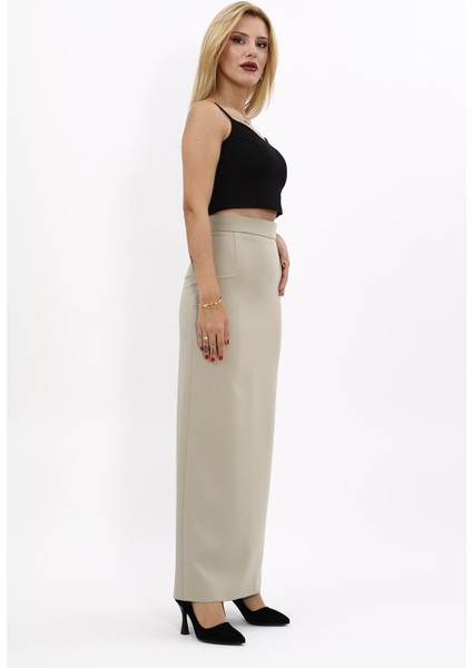 Uzun Düz Dar Etek-Bambu modelleri