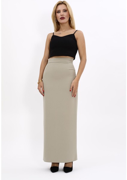 Uzun Düz Dar Etek-Bambu indirimleri