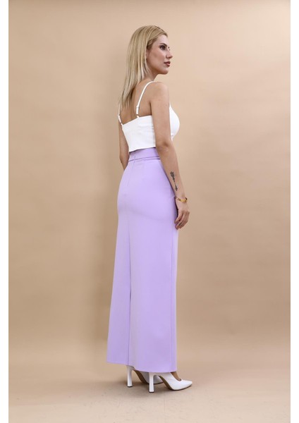 Uzun Düz Dar Etek-Menekşe fırsatları