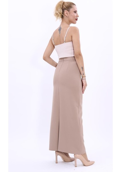 Uzun Düz Dar Etek-Taş modelleri