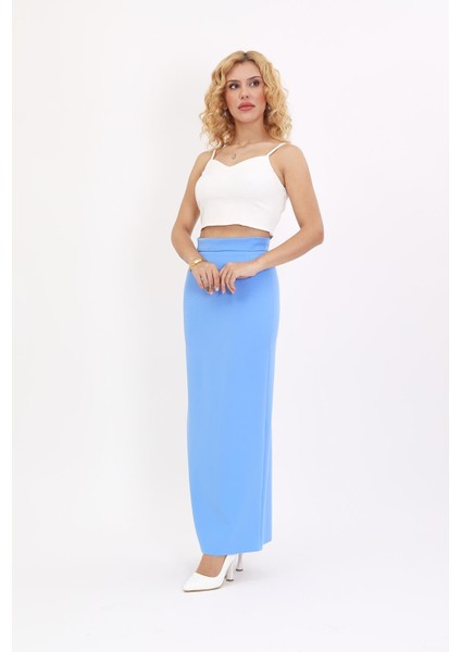 Uzun Düz Dar Etek-Gökyüzü fiyatları