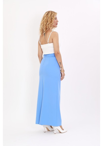 Uzun Düz Dar Etek-Gökyüzü modelleri