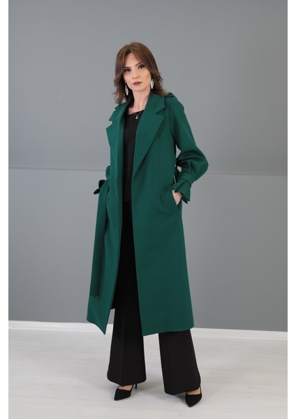 Apoletli Trenç-Zümrüt indirimleri