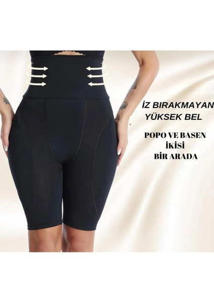 Popo-Basen şekillendirici Korse (Daha belirgin hatlar siyah-Ten ) modelleri