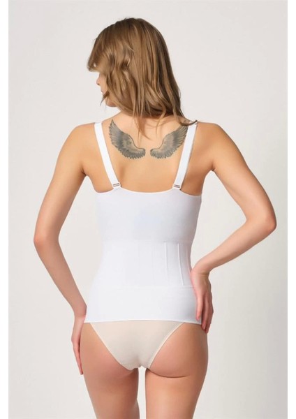 Miraxx Beyaz Emay 2946 Göğüs Altı Balen Destekli Atlet Korse fiyatları