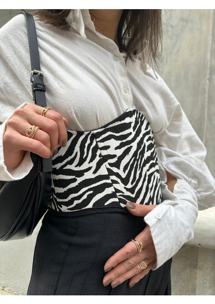 Animal Print Balenli Korse Kemer
