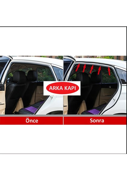 Bütün Araçlar Oto Kapı Bagaj ve Kaput Için Ses Isı ve Toz Yal. Metre Araba Contası Araç Yalıtımı