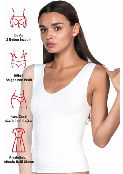 Miraxx Beyaz Emay 5012 Atlet Korse fırsatları