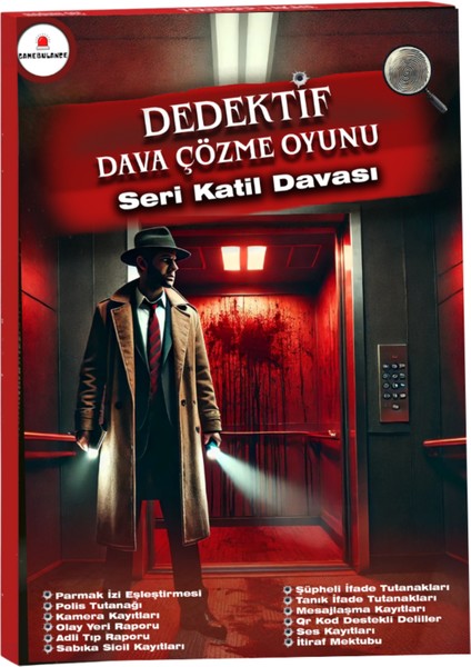 Cinayet Çözme / Dedektif Oyunu / Katil Kim / Suçlu Kim / Seri Katil Asansör Cinayetleri Davası