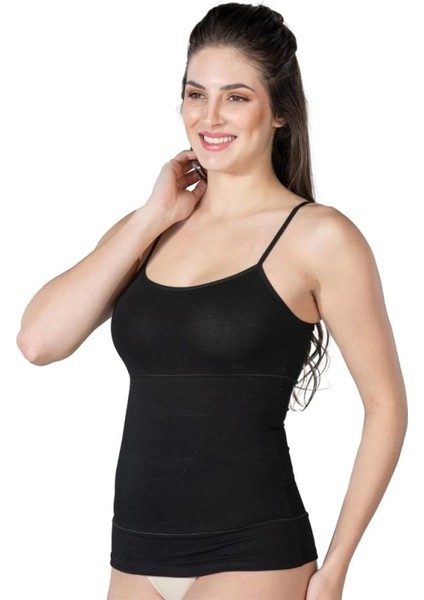 Miraxx Siyah Emay 1401 Modal Cotton Kadın Atlet Korse