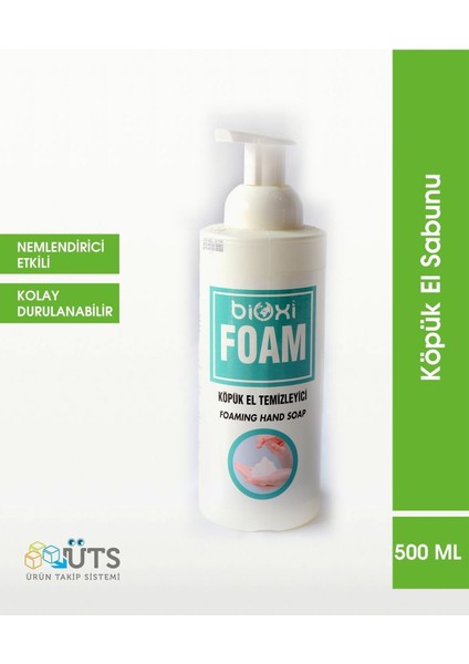 ® Foam Köpük El Sabunu 500 ml - Beyaz Sabun Kokulu Ekonomik Ve Hijyenik Temizlik Için Pratik Çözüm