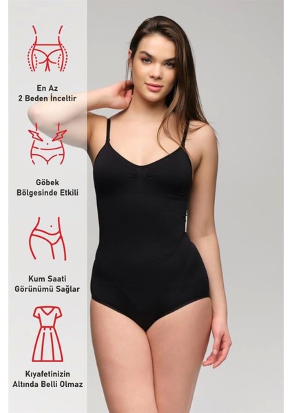 Miraxx Siyah M Emay 1925 Soft Pedli Çıtçıtlı Body fırsatları