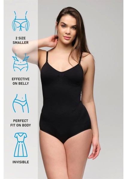 Miraxx Siyah M Emay 1925 Soft Pedli Çıtçıtlı Body indirimleri