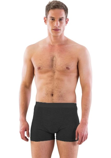 Miraxx Siyah Emay 6800 Erkek Boxer