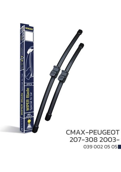 Nıken Cmax-Peugeot 207-308 2003-ARACA Özel Silecek
