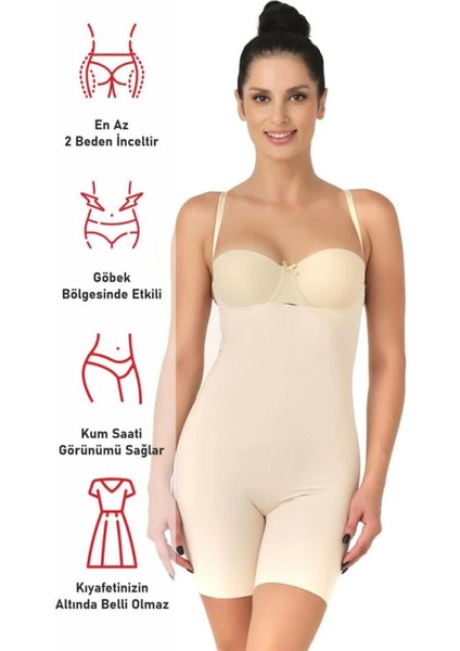 Miraxx Ten Emay 2758 Lazer Kesim Göğsü Açık Boxer Korse modelleri