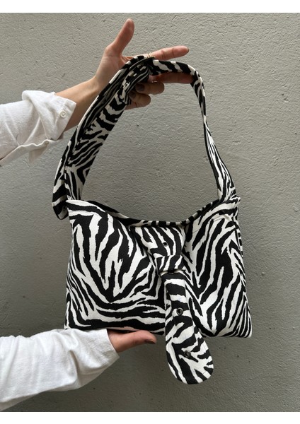 Animal Print Ayarlanabilir Denim Çanta fiyatları