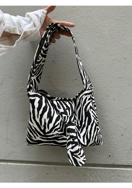 Animal Print Ayarlanabilir Denim Çanta indirimleri