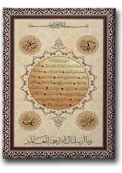 Hilye-I Şerif Tablo