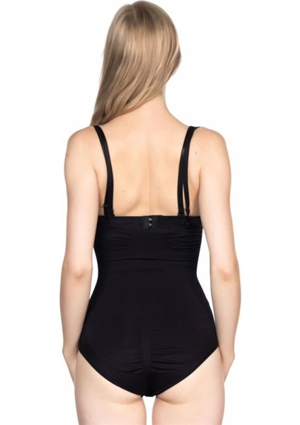 Miraxx Siyah Emay 2023 Göğsü Açık Body Korse fiyatları