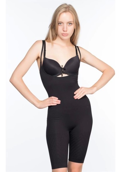 Miraxx Siyah Emay 2013 Göğsü Açık Paçalı Boy Korse modelleri