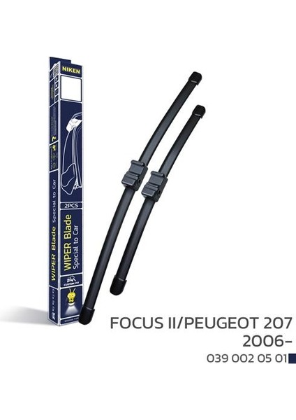 Nıken Focus Iı/peugeot 207 2006-ARACA Özel Silecek