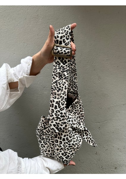 Animal Print Ayarlanabilir Denim Çanta fırsatları