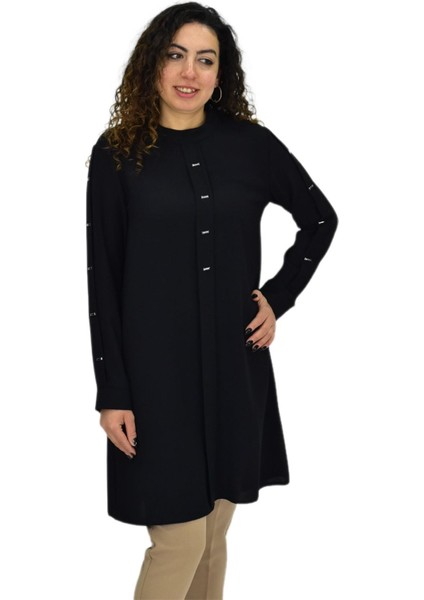 Kadın Köprü Dikişli Puntalı Tunik BGL-ST03600