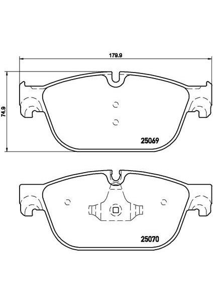 Ön Fren Balatası Peugeot P407 04 10 P508 10 18 C5 08 14 C6 09 12 Ds5 09 15 180MM