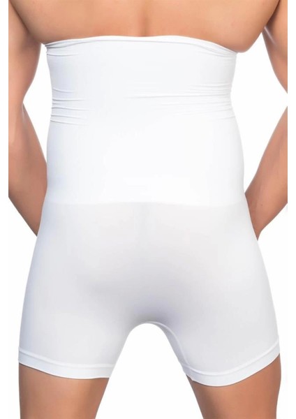 Miraxx Beyaz Emay E1005 Erkek Yüksek Bel Double Boxer Korse fiyatları