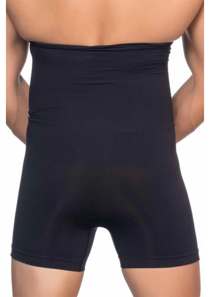 Miraxx Siyah Emay E1005 Erkek Yüksek Bel Double Boxer Korse modelleri