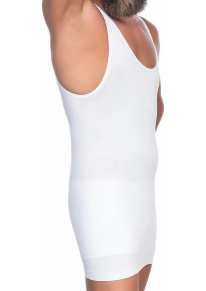 Miraxx Beyaz Emay E1002 U Yaka Erkek Korse Atlet