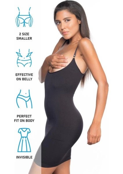 Miraxx Siyah Emay 5060 Göğsü Açık Elbise Korse indirimleri