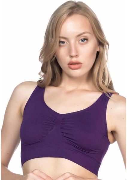 Miraxx Mor Emay 4001 Soft Sporcu Büstiyer modelleri