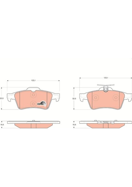 Arka Balata Focus Iı Cmax 03 Connect 02 Laguna Iıı 07 Opel Vectra C 02 Sıgnum 03 Cıtroen C5 08 Peugeot P508 10 18 1647875980-4254.A8