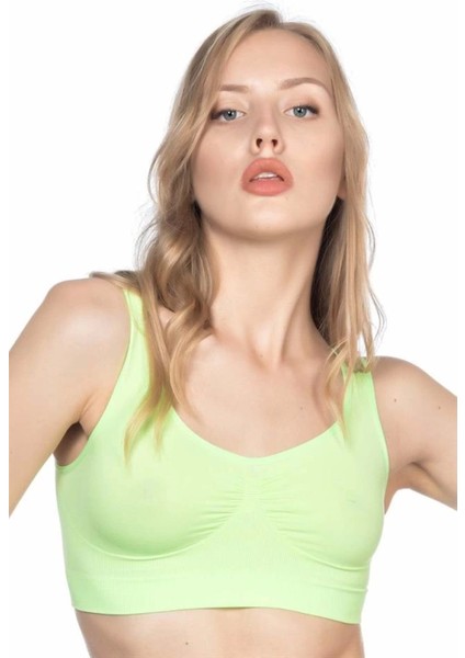 Miraxx Yeşil Emay 4005 Soft Kalın Askı Büstiyer modelleri