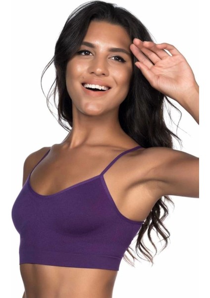 Miraxx Mor Emay 4003 Soft Ip Askı Büstiyer