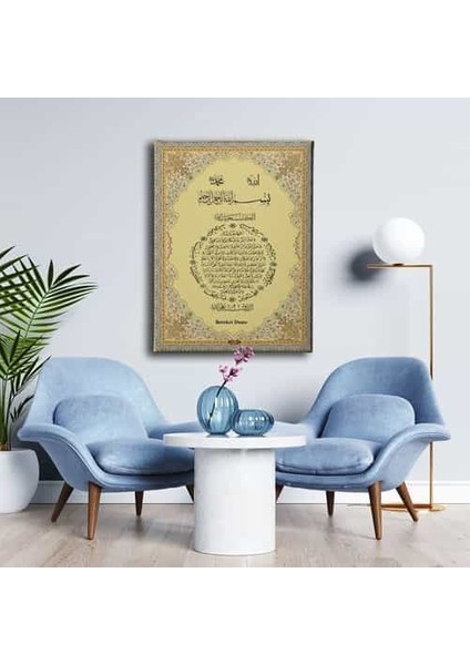 Bereket Duası Motifli Dini Kanvas Tablo modelleri