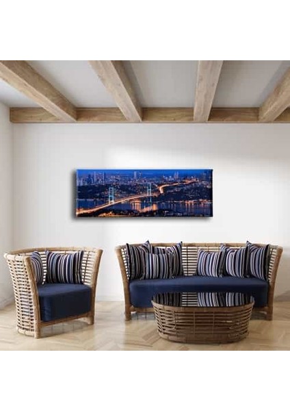 Istanbul Manzara Panoramik Kanvas Tablo indirimleri
