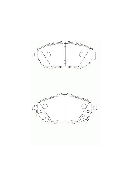 Ön Fren Balata Toyota Aurıs. Corolla 1.33L 1.6l 1nr-Fe 1zr-Fae NRE180 ZRE181 ZRE185 12- / 1.4l 1nd- Ftv NDE180 12-
