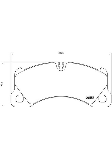 Ön Balata Vw Touareg 6.0 W12- 5.0 R50 Tdı 04 10 14 Cayenne 02 10 14 Panamera 09