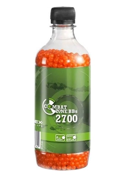 Combat Zone 2700 Adet 0.12GR Airsoft Bb 6mm Turuncu