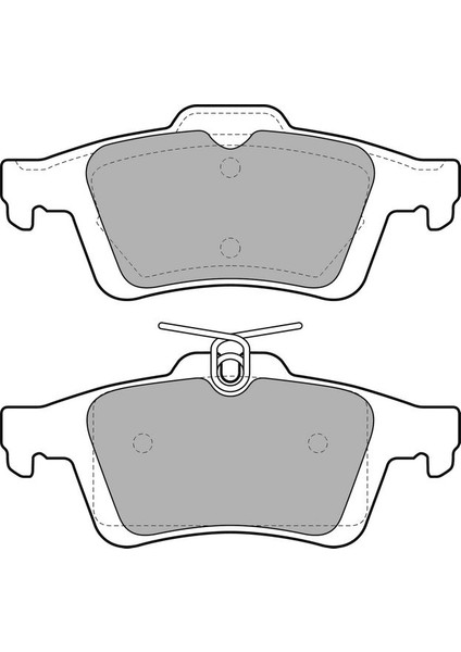 Arka Balata Focus Iı Cmax 03 Connect 02 Laguna Iıı 07 Opel Vectra C 02 Sıgnum 03 Cıtroen C5 08 Peugeot P508 10 18 1647875980-4254.A8