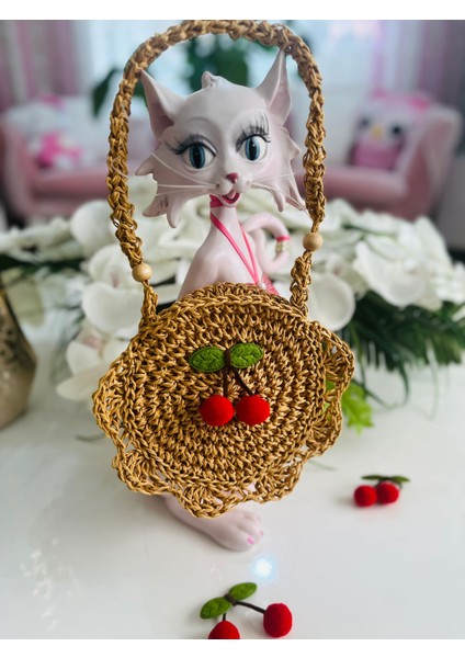 Handmade Baby Hasır Kiraz Çanta (0-24 Ay) fırsatları
