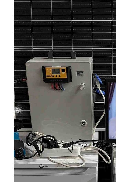 Güneş Paneli Seti 12voltBuzdolabı Tv Aydinlatma Paketi solar sistem