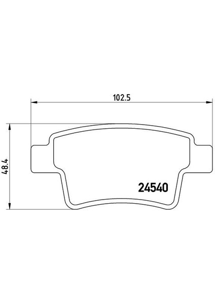 Arka Balata C4 Pıcasso Grand Pıcasso 1.6 Hdı 110HP Fab-1.8 16V-2.0 16V-2.0 Hdı 06