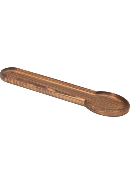 Tezgah Üstü Ahşap Kaşık Altlığı Kirli Kaşıklık Kepçe Altlığı Düzenleyici (29CMX7CM) fırsatları