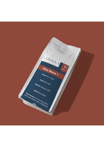 Hafif ve Dengeli Filtre Kahve – Günlük Tüketim Için Ideal – 250G